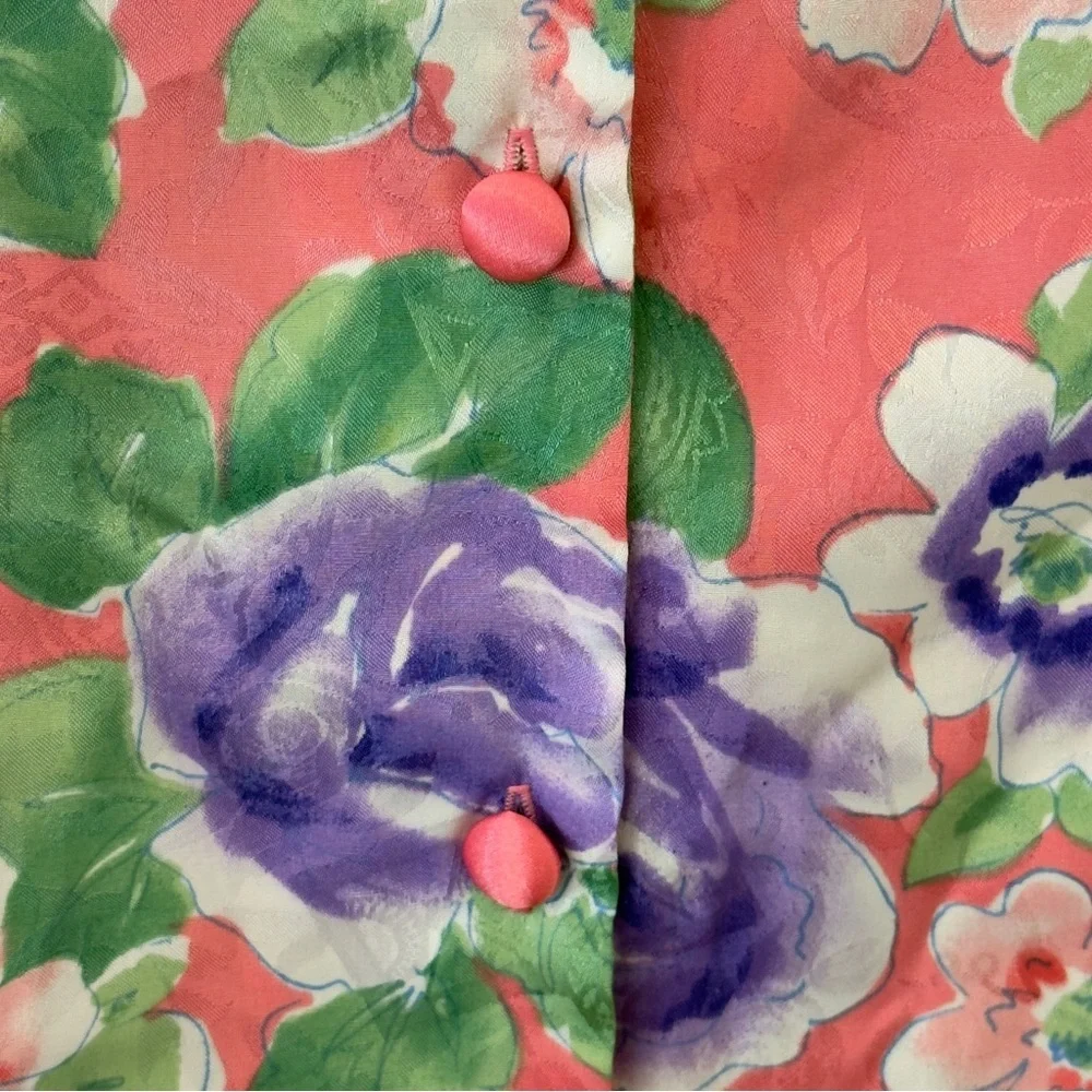 BNWT Vintage Victoria’s Secret Gold Label Floral Short Sleeve Shorts Pajama Set